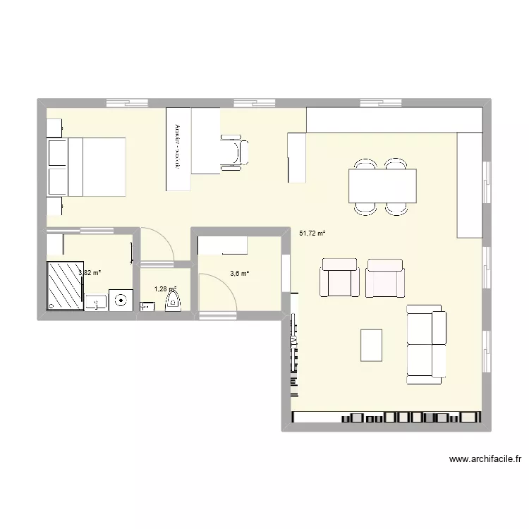 Loft. Plan de 