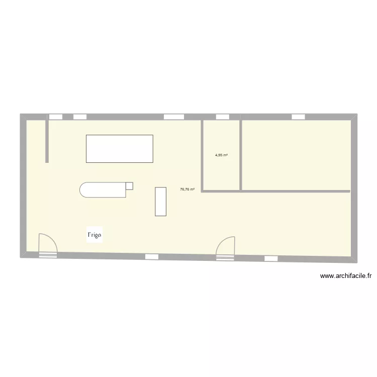 agencement 230326. Plan de 2  et 82 m²