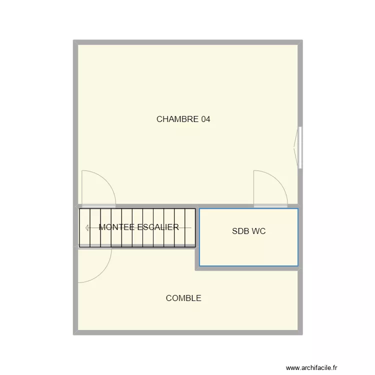 VICTOR LEDENON COMBLE. Plan de 4 et 34 m² VICTOR LEDENON COMBLE. Plan de 4 et 34 m²