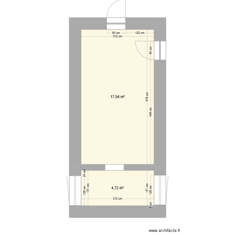 Studio Cité Henri. Plan de 0 pièce et 0 m2