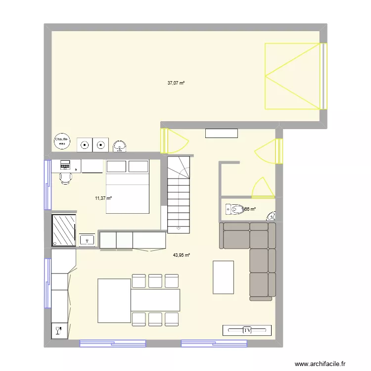 Port de la guittière_RdC_v3. Plan de 4 et 94 m² Port de la guittière_RdC_v3. Plan de 4 et 94 m²