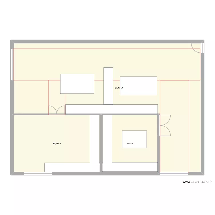 Atelier - Magny-Cours. Plan de 3 Pièces et 157 m² Atelier - Magny-Cours. Plan de 3 Pièces et 157 m²