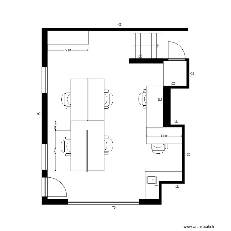 Grondin vide1. Plan de 0 pièce et 0 m2