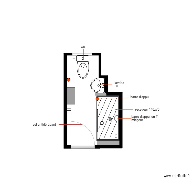 petit. Plan de 0 pièce et 0 m2