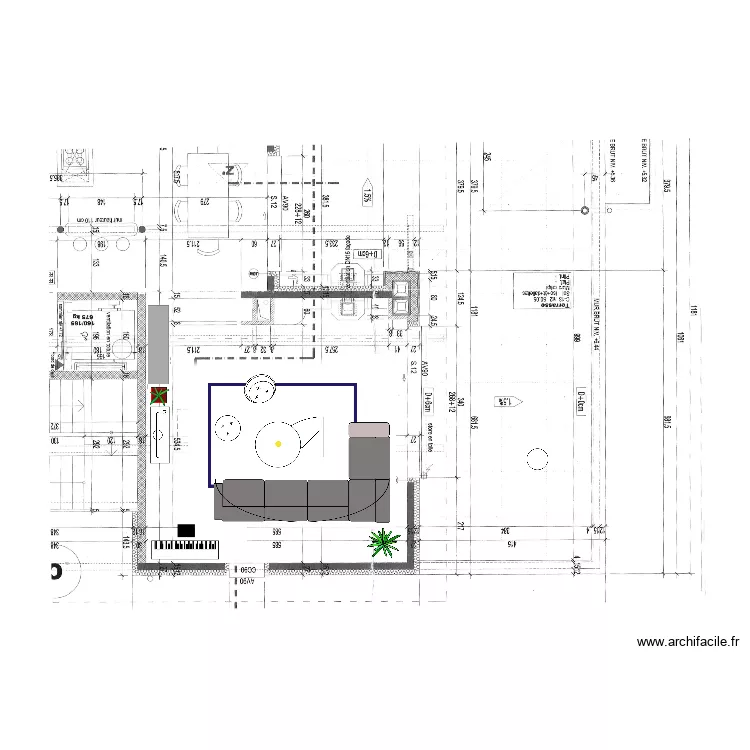 Salon 5. Plan de 