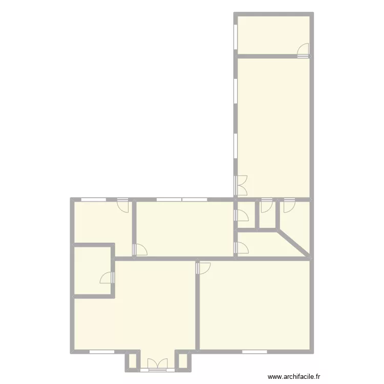 Kociolek rez de chauss&eacute;e. Plan de 