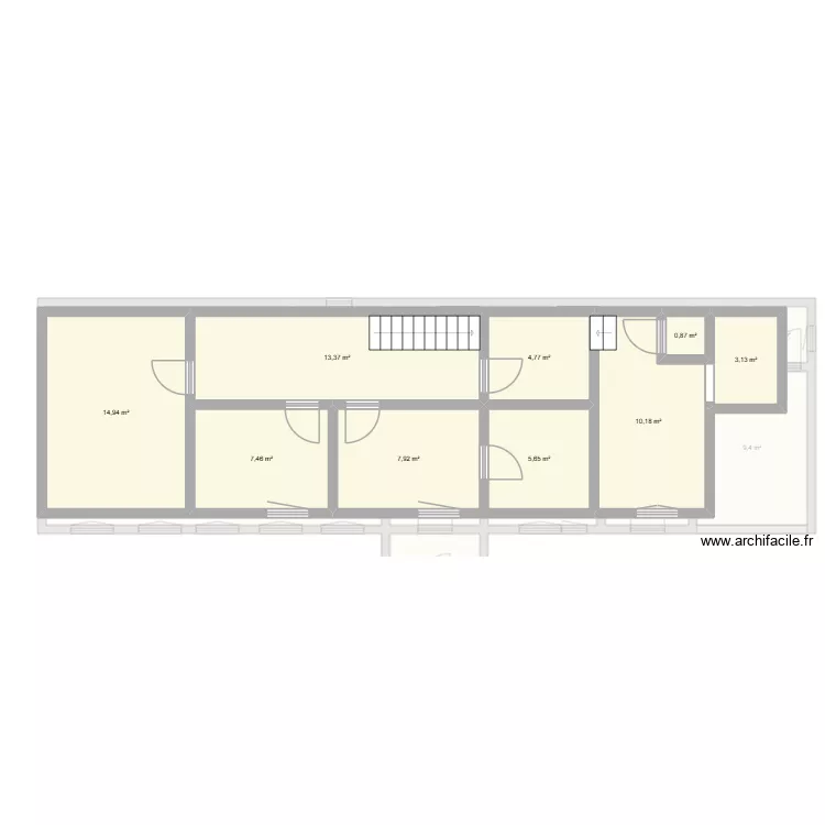 MURCIA - ST ETIENNE DU VAUVRAY. Plan de 21  et 156 m²