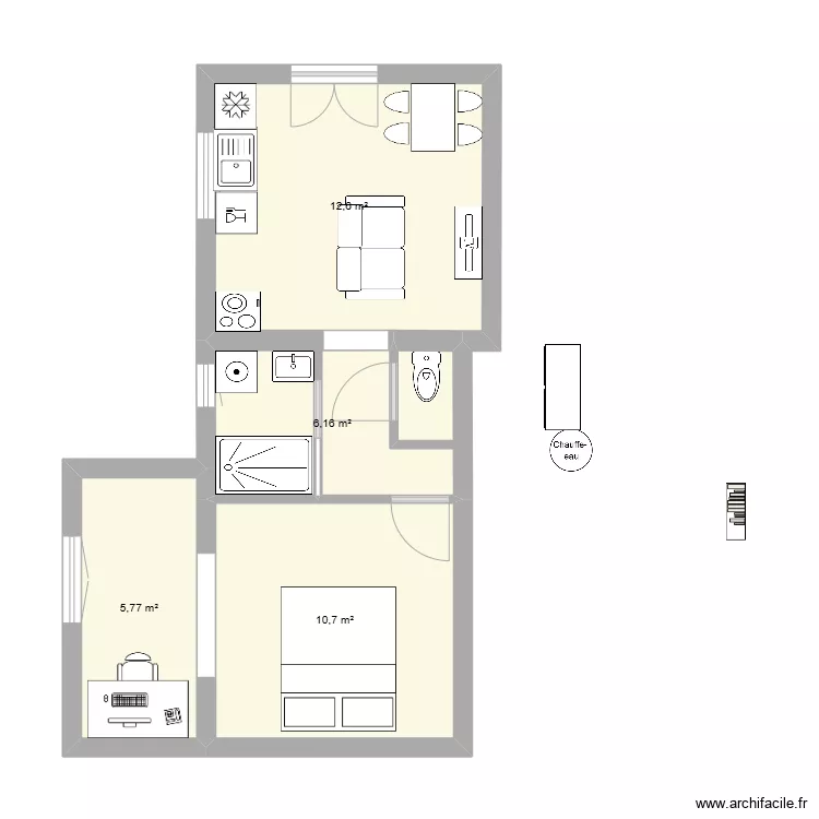 appart essai 5. Plan de 