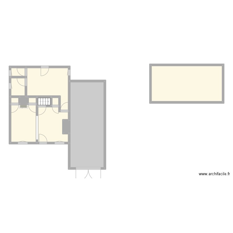 MAILLARD - CAUMONT. Plan de 28 pièces et 219 m2