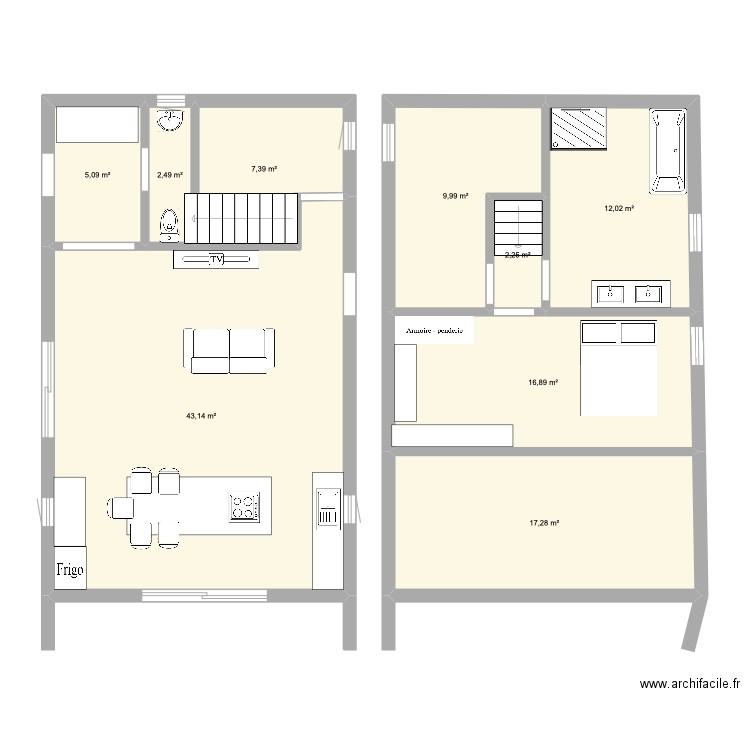 maison finale V3. Plan de 0 pièce et 0 m2