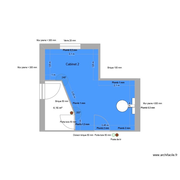 50680 Cabinet 2. Plan de 0 pièce et 0 m2