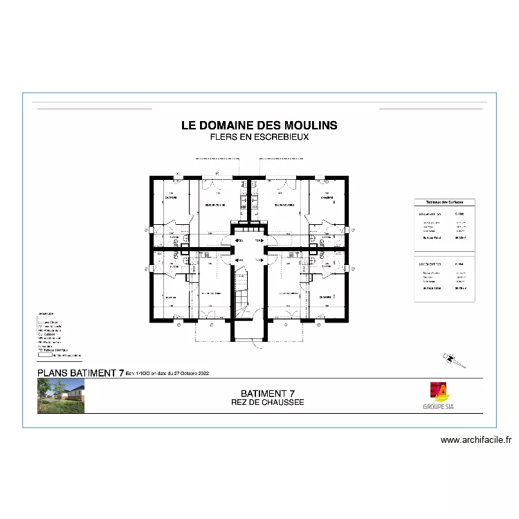 PLAN BATIMENT FLERS 7. Plan de PLAN BATIMENT FLERS 7. Plan de