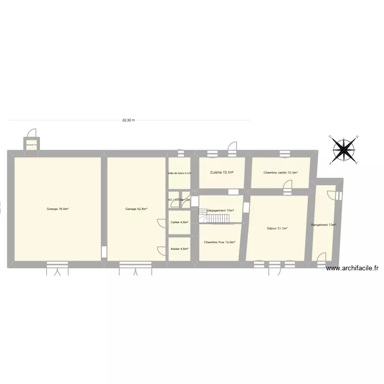 VALBON CHEVRIER. Plan de 14  et 249 m²