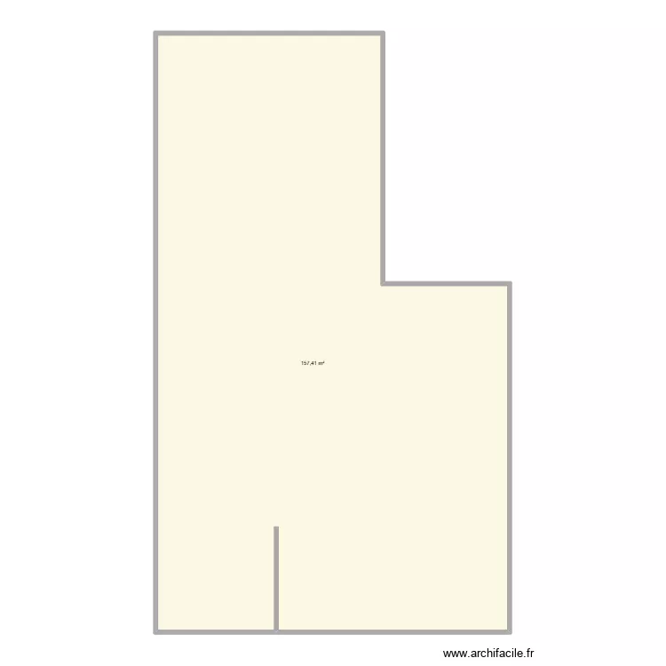 REBILLARD ATELIER. Plan de 1 et 157 m² REBILLARD ATELIER. Plan de 1 et 157 m²