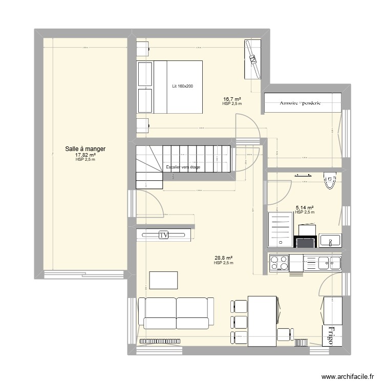 1ER PLAN. Plan de 0 pièce et 0 m2