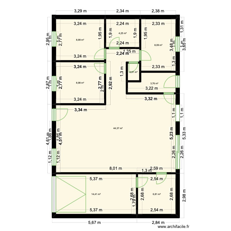 nom. Plan de 0 pièce et 0 m2