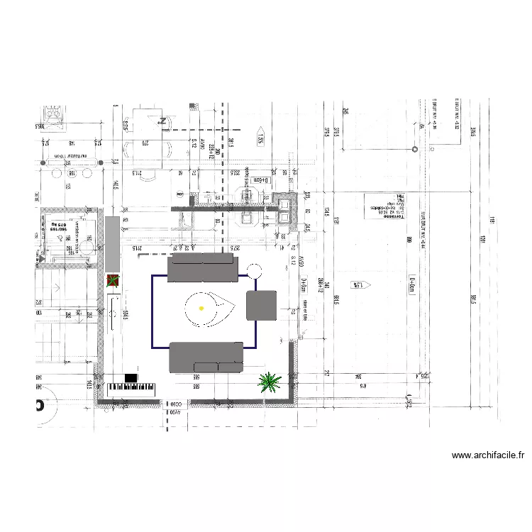 Salon 3. Plan de 