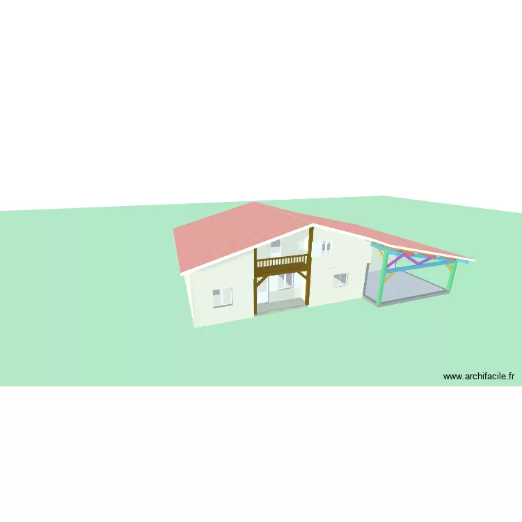 Garage fa&ccedil;ade EST. Plan de 13  et 284 m²