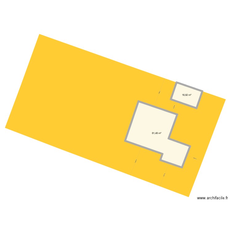 BOKOR3. Plan de 2 pièces et 98 m2