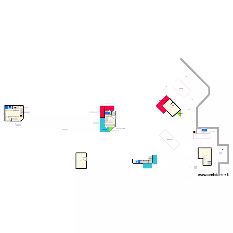 Stand Cestas v1. Plan de 5  et 41 m²