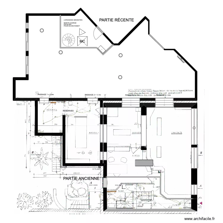 Plan pharmacie Entière 20. Plan de 5 et 280 m² Plan pharmacie Entière 20. Plan de 5 et 280 m²