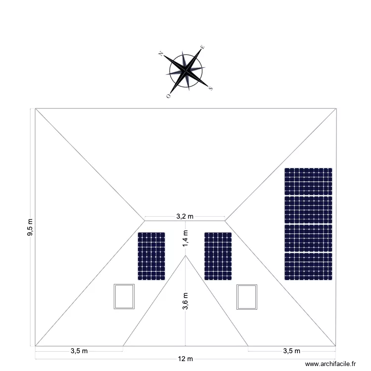 MAISON VALADAS JOS&Eacute;. Plan de 