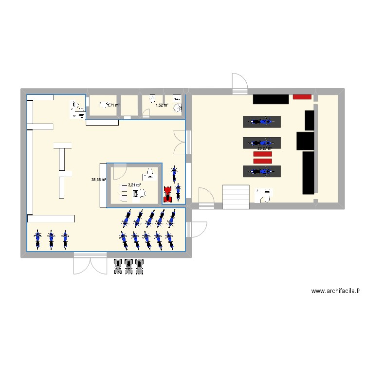cote moto. Plan de 0 pièce et 0 m2