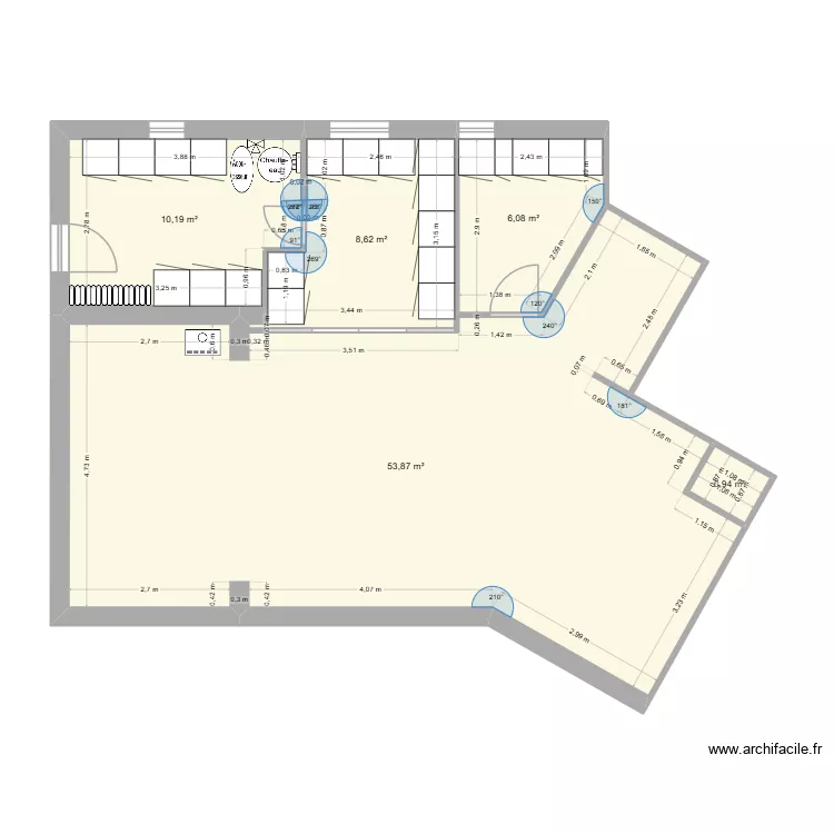 Maison Grisolles - A06b. Plan de 4 et 80 m² Maison Grisolles - A06b. Plan de 4 et 80 m²