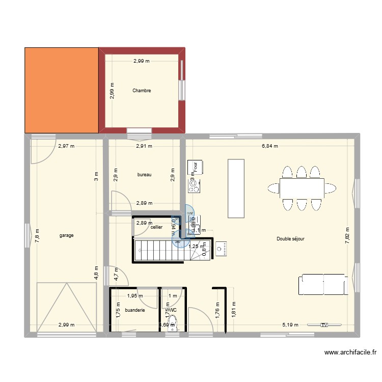 agrandissement chambre. Plan de 0 pièce et 0 m2 agrandissement chambre. Plan de 0 pièce et 0 m2