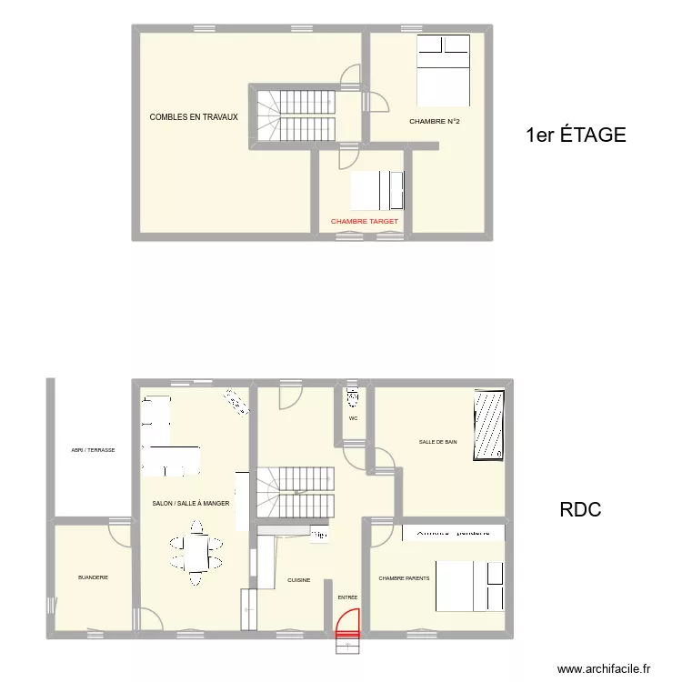 LAMARCHE SUR SA&Ocirc;NE. Plan de 9  et 195 m²