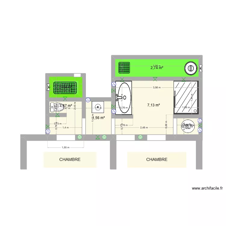 JARDIN LA PLANTATION. Plan de 8 et 19 m² JARDIN LA PLANTATION. Plan de 8 et 19 m²
