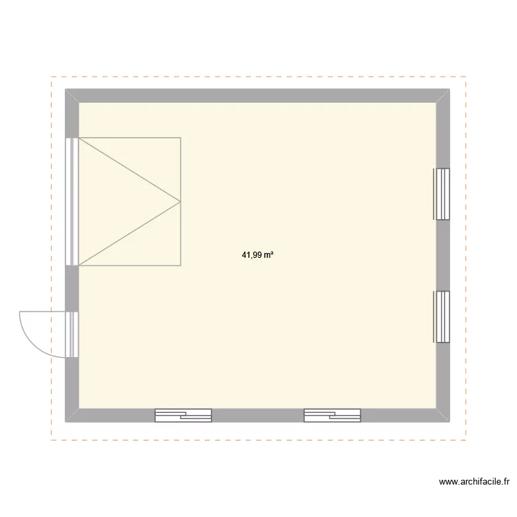 Garage-2. Plan de 1 et 42 m² Garage-2. Plan de 1 et 42 m²