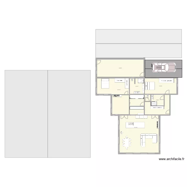 LIOU LOFT. Plan de 8 pièces et 195 m²