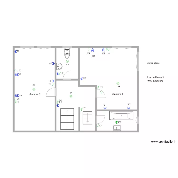 chenne 2 etage11. Plan de 
