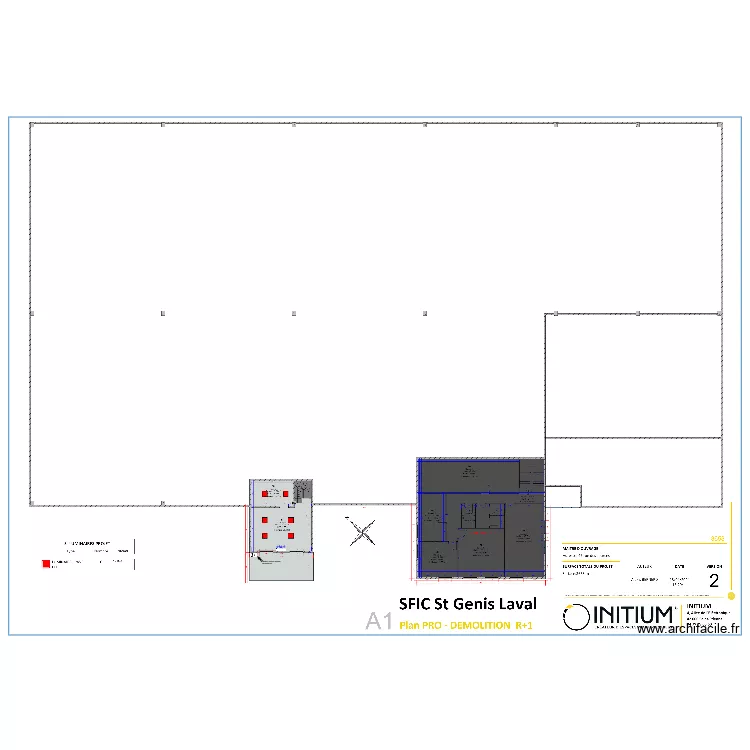 Sfic Restauration R+1 . Plan de 