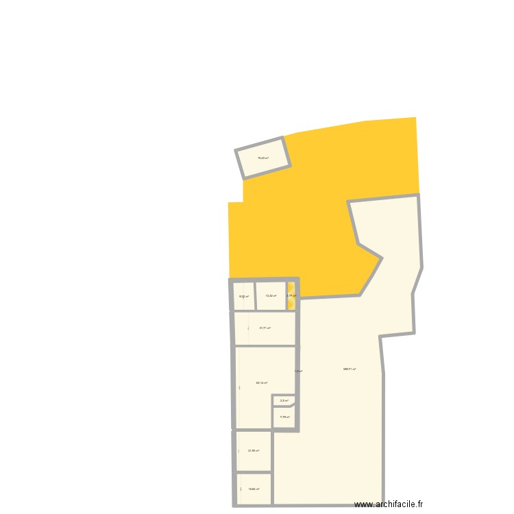 DGC via cadastre. Plan de 12 pièces et 582 m2