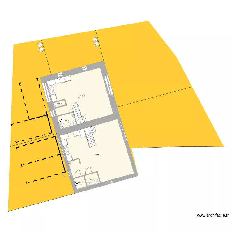 La ronde 2. Plan de 20 Pièces et 288 m² La ronde 2. Plan de 20 Pièces et 288 m²