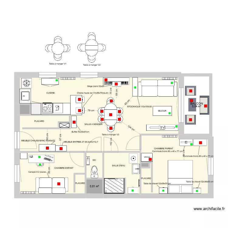 MON APPARTEMENT. Plan de 