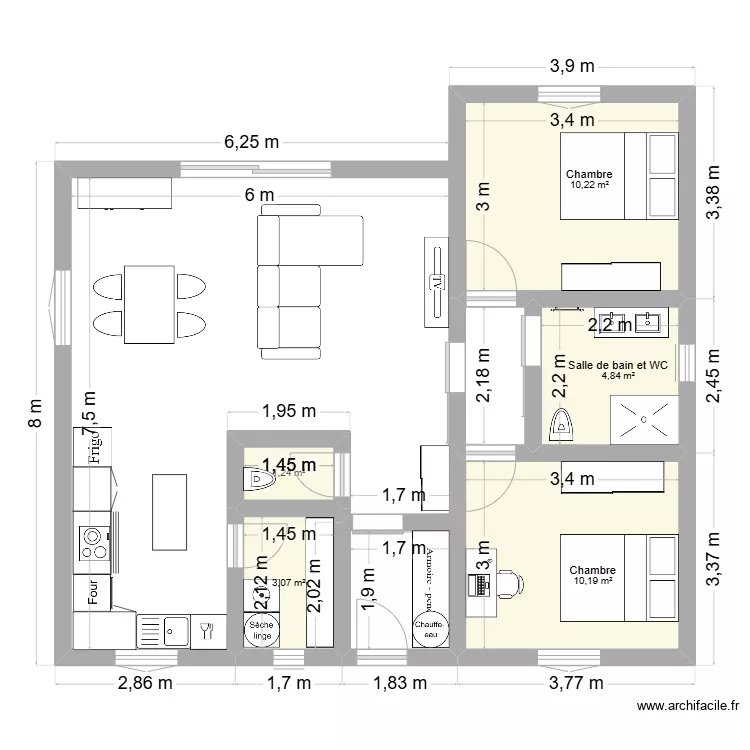 maison plan2. Plan de 