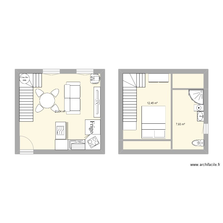 appartement 1. Plan de 0 pièce et 0 m2