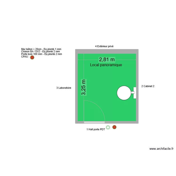 40255 Local panoramique. Plan de 
