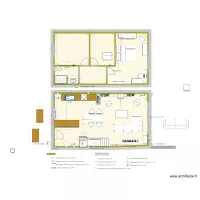 PLANS MAISON cuisine avec sas entr&eacute;e 2
