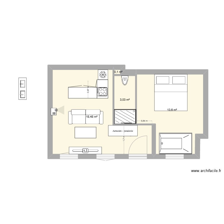 love6. Plan de 0 pièce et 0 m2