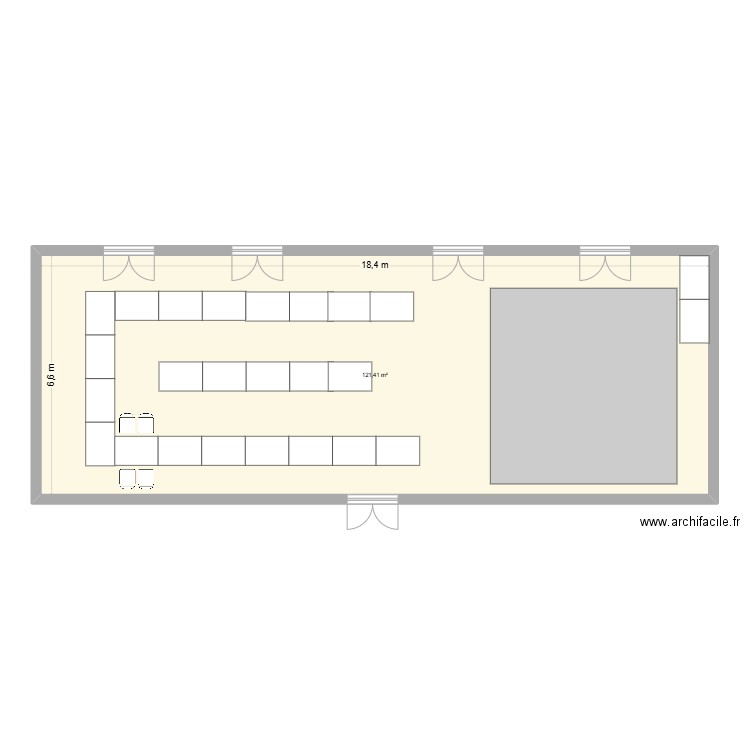 MariagePlan. Plan de 1 pièce et 121 m2