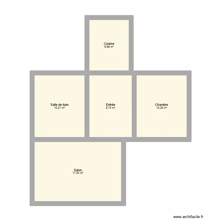 267 appt 1er etage arques. Plan de 5 et 53 m² 267 appt 1er etage arques. Plan de 5 et 53 m²