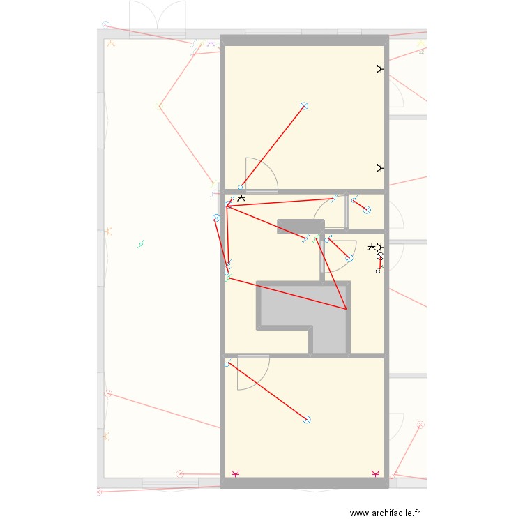 Pierre 1. Plan de 20 pièces et 253 m2