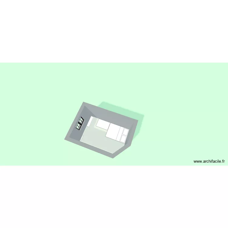 chambre 2k26. Plan de 1  et 10 m²