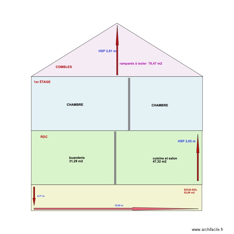 OMANG CROQUIS COUPE. Plan de 0 pièce et 0 m2