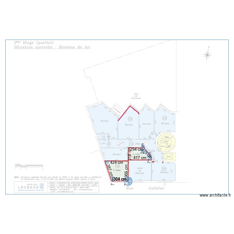 GALLIENI EN COURS. Plan de 0 pièce et 0 m2
