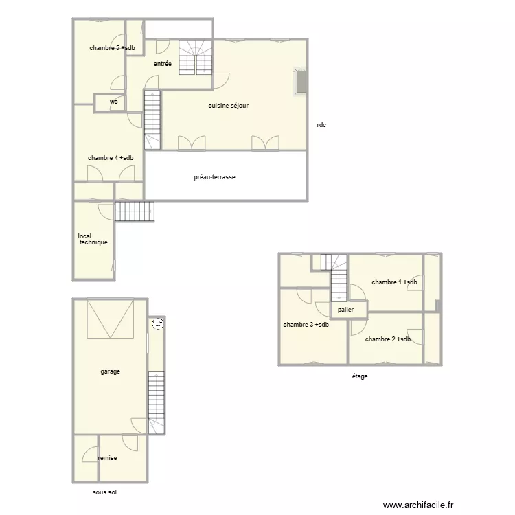 PRESTON am. Plan de 25  et 196 m²